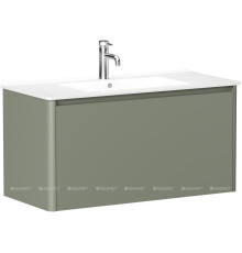 Тумба Allen Brau GRAVITY 100 см 1 ящик олива матовый 1.370014.CGM