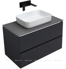 Тумба под раковину Allen Brau INFINITY 85 см антрацит матовый 1.21001.AM