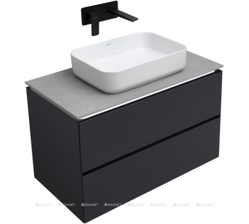 Тумба под раковину Allen Brau INFINITY 85 см антрацит матовый 1.21001.AM