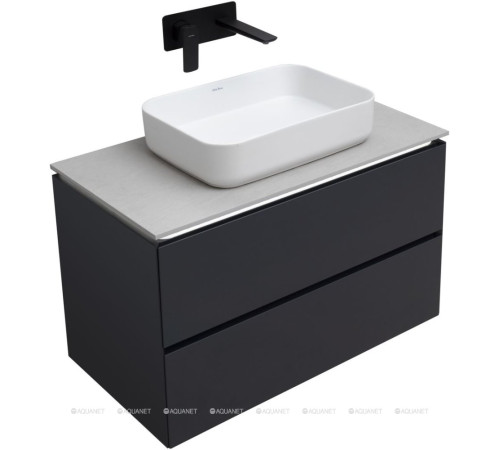 Тумба под раковину Allen Brau INFINITY 85 см антрацит матовый 1.21001.AM