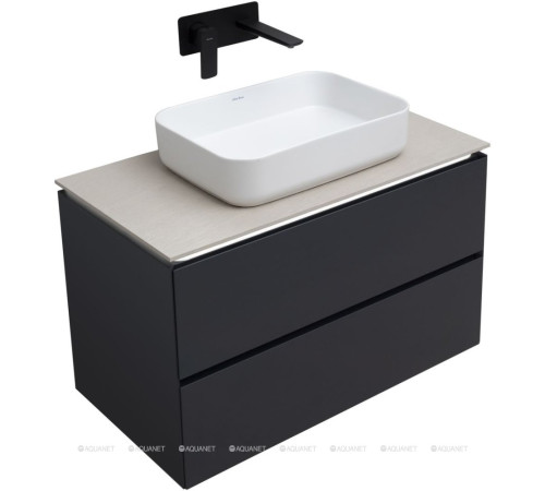 Тумба под раковину Allen Brau INFINITY 85 см антрацит матовый 1.21001.AM