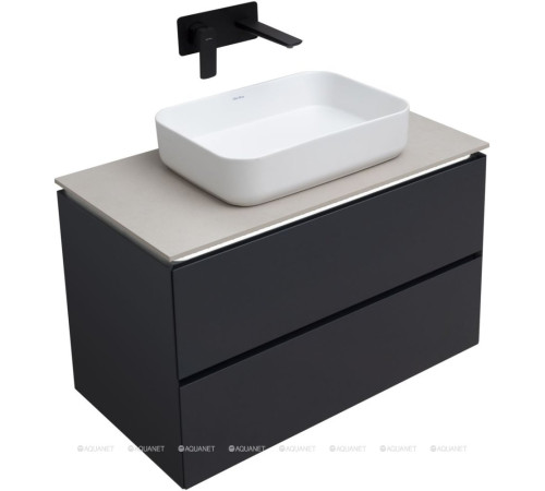 Тумба под раковину Allen Brau INFINITY 85 см антрацит матовый 1.21001.AM