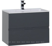 Тумба под раковину Aquanet Алвита 70 серый антрацит 00183992