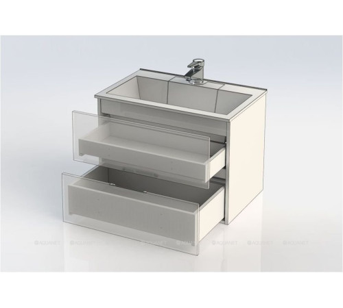 Тумба под раковину Aquanet Алвита 70 серый антрацит 00183992