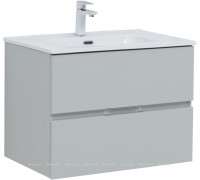 Тумба под раковину Aquanet Алвита new 70 напольная серый 00303907