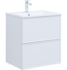 Тумба под раковину Aquanet Art 60 белый матовый 00313254