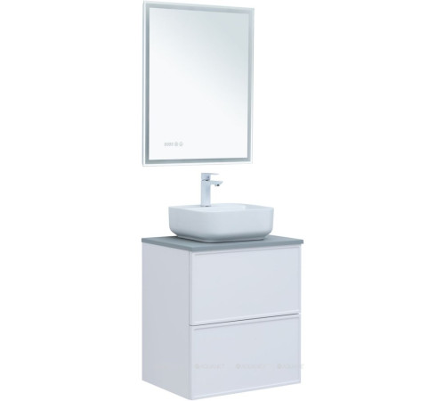 Тумба под раковину Aquanet Art 60 белый матовый 00313254