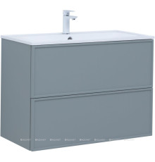 Тумба для раковины Aquanet Арт 90 мисти грин 00313276