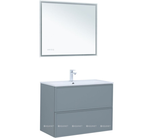 Тумба для раковины Aquanet Арт 90 мисти грин 00313276