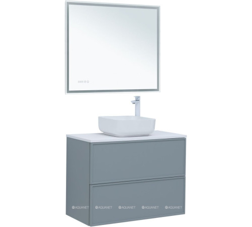 Тумба для раковины Aquanet Арт 90 мисти грин 00313276