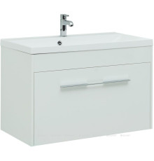 Тумба под раковину Aquanet Августа 90 белый ручка хром 00274019