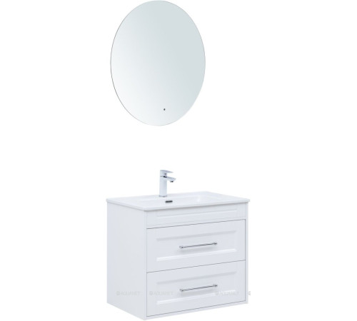 Тумба под раковину Aquanet Бостон New 70 белый сатин 00339599