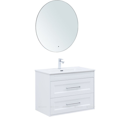 Тумба под раковину Aquanet Бостон New 80 белый сатин 00306368