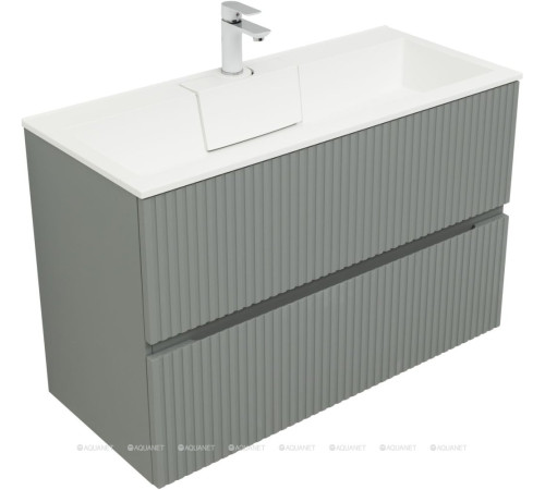 Тумба под раковину Aquanet Джейн 100 мисти грин 00313320