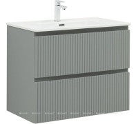Тумба под раковину Aquanet Джейн 80 (Flat) мисти грин 00335434