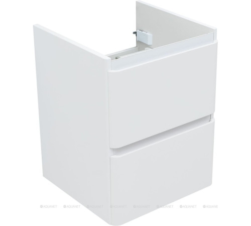 Тумба под раковину Aquanet Эмбер 50 2 ящика белый матовый 00330463