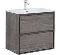 Тумба под раковину Aquanet Милан 70 см дуб рошелье подвесная 00336373