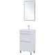 Тумба напольная Aquanet Нота new 50 2 ящика белый глянец 00344138