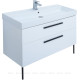 Тумба Aquanet Nova 100 (SLIM SYNERGY) 2 ящика белый глянец 00249922