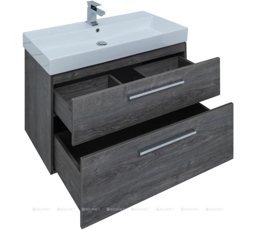 Тумба под раковину Aquanet Nova 90 2 ящика дуб рошелье 00242277