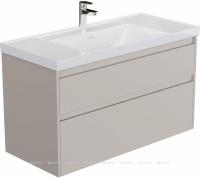 Тумба под раковину Aquanet Nova Lite 2.0 110 2 ящика бежевый 00346328