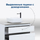 Тумба под раковину Aquanet Nova Lite 90 2 ящика белый глянец 00242268