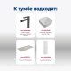 Тумба под раковину Aquanet Nova Lite 90 2 ящика белый глянец 00242268