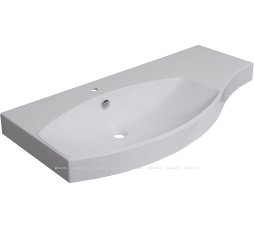 Тумба под раковину Aquanet Опера 2-115 левая распашные двери белый 00169613