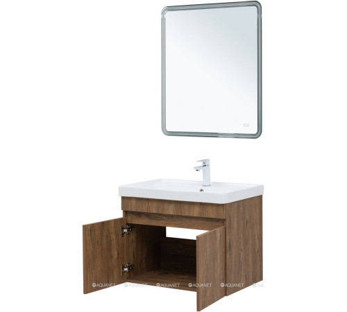 Тумба под раковину Aquanet Оптима 70 дуб рустикальный 00344796