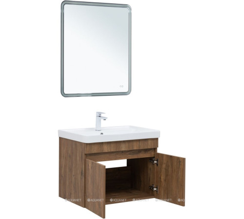 Тумба под раковину Aquanet Оптима 70 дуб рустикальный 00344796