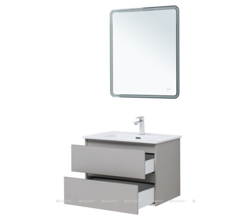 Тумба под раковину Aquanet Вега 2.0 70 2 ящика бежевый 00337942