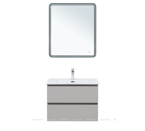 Тумба под раковину Aquanet Вега 2.0 70 2 ящика бежевый 00337942