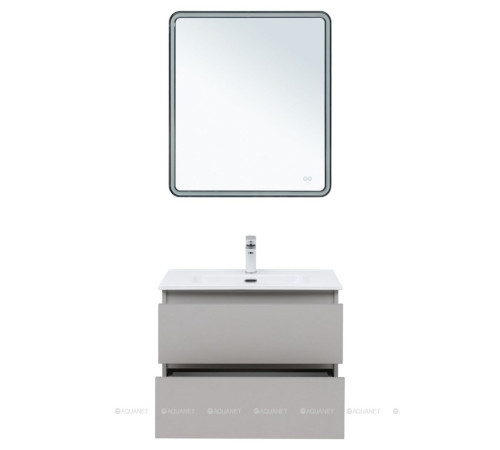 Тумба под раковину Aquanet Вега 2.0 70 2 ящика бежевый 00337942