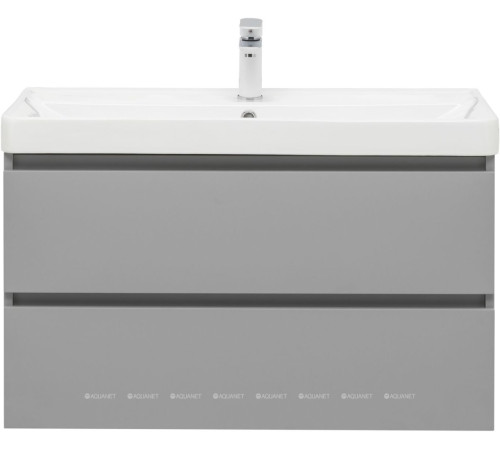 Тумба под раковину Aquanet Вега 2.0 90 2 ящика мисти грин 00337962