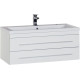 Тумба под раковину Aquanet Верона 100 подвесная белый 00175382