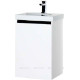 Тумба под раковину De Aqua Ариетта-51 левая белый/черный 00184626