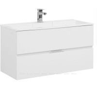 Тумба с раковиной Aquanet Алвита 100 белый 00238369