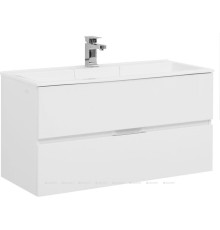 Тумба с раковиной Aquanet Алвита 100 белый 00238369