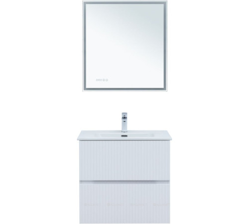 Тумба с раковиной Aquanet Джейн 70 белый матовый раковина Фортуна 00332530