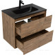 Тумба с раковиной Aquanet Милан 80 дуб рустикальный 00340164