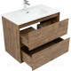 Тумба с раковиной Aquanet Милан 80 дуб рустикальный 00340164