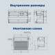 Тумба с раковиной Aquanet Nova Lite 2.0 100 R 2 ящика белый глянец 00365912