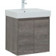 Тумба с раковиной Aquanet Nova Lite 60 2 двери дуб рошелье 00302524