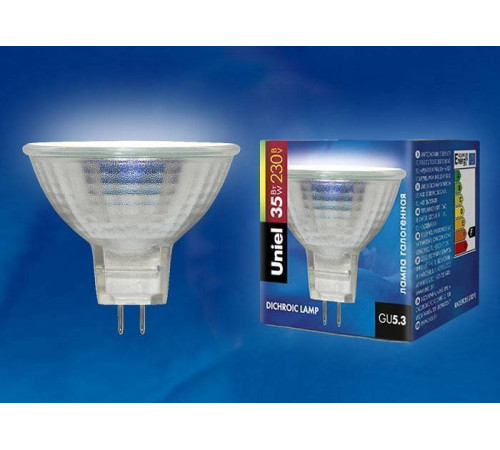 Лампа галогеновая Uniel GU5.3 35Вт K 484