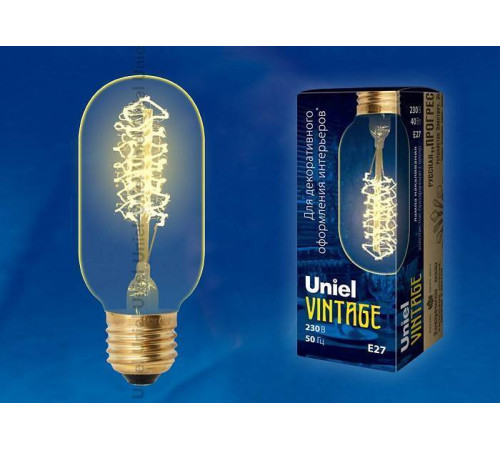 Лампа накаливания Uniel E27 40Вт K UL-00000486