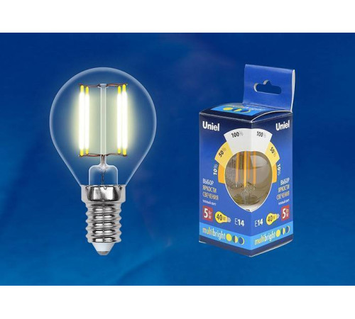 Лампа светодиодная Uniel MB GLM10TR E14 5Вт 3000K UL-00002369