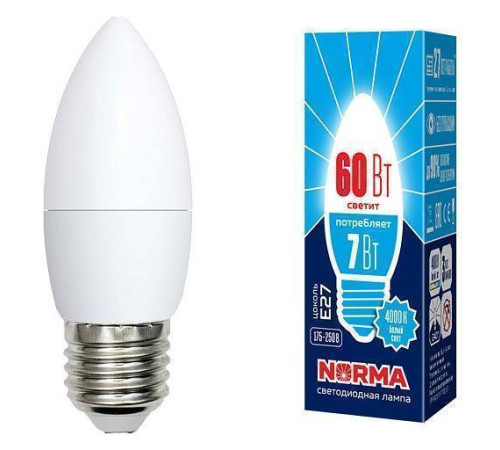 Лампа светодиодная Volpe E27 7Вт 4000K UL-00003798