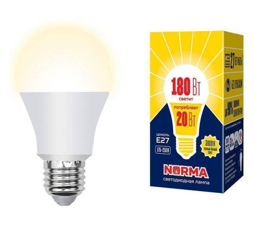 Лампа светодиодная Volpe E27 20Вт 3000K UL-00004030