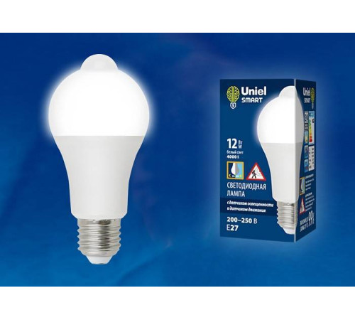 Лампа светодиодная Uniel E27 12Вт 4000K UL-00005713
