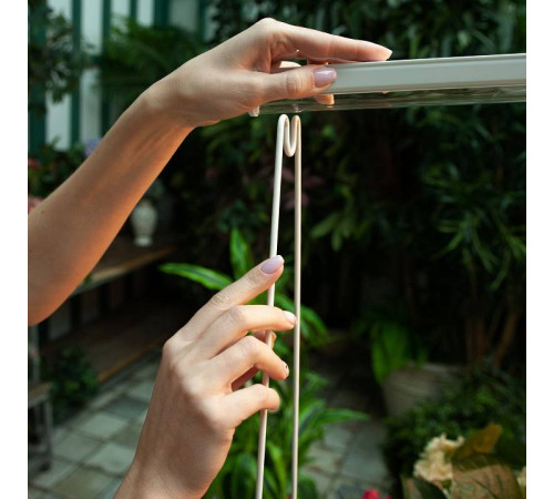 Подставка для цветов Uniel UFP-G20S H80 WHITE UL-00007140